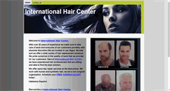 Desktop Screenshot of internationalhaircenter.net