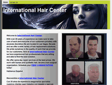 Tablet Screenshot of internationalhaircenter.net